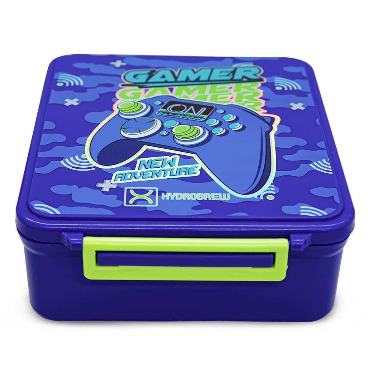Hydrobrew Gamer Bento Lunch Box with Steel Food Jar