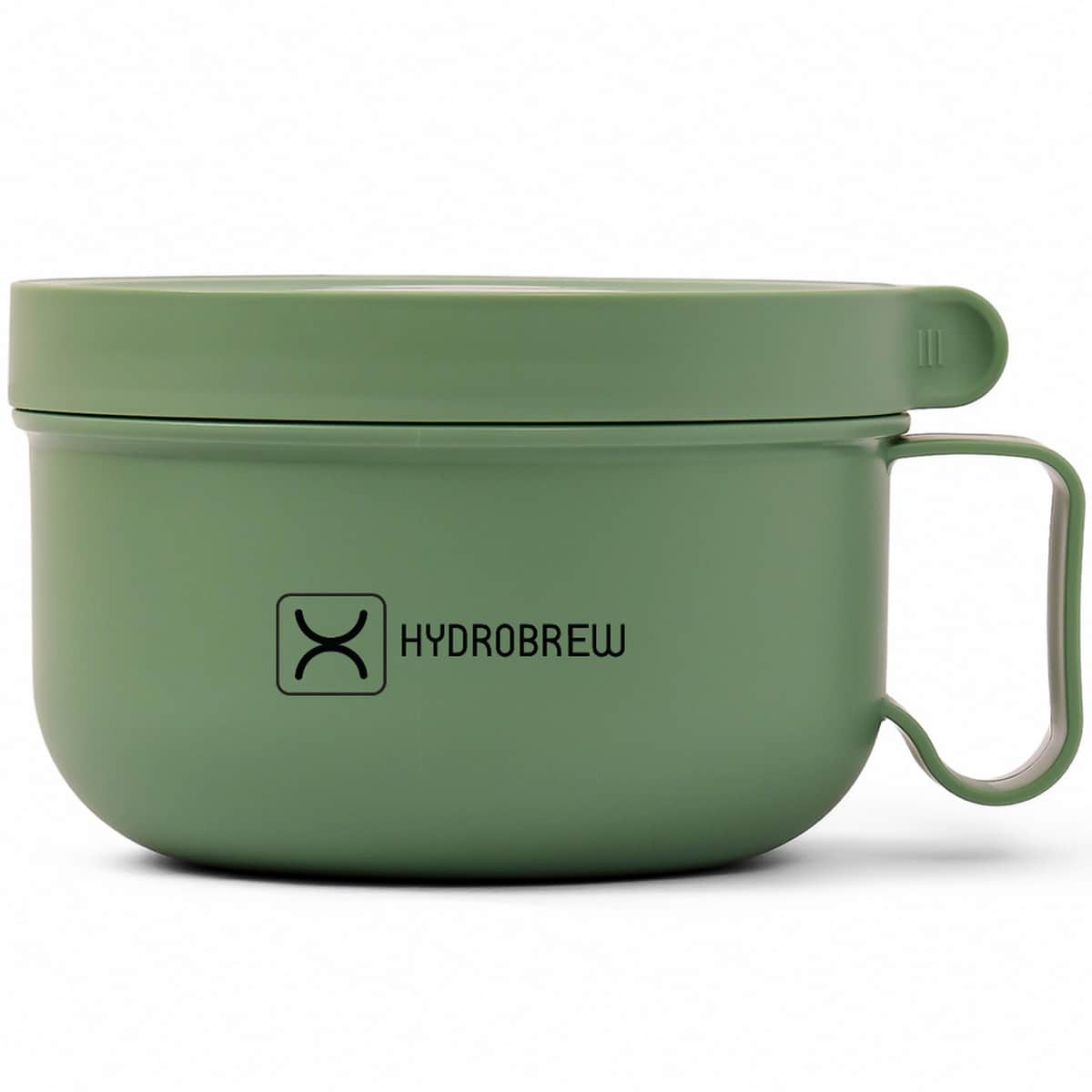 Hydrobrew Green Lunch Box with Printed Double Wall Stainless Steel Water Bottle