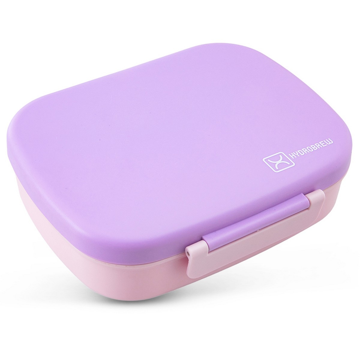 Hydrobrew Lilac Blush Smart Serve Bento Lunch Box with Stainless Steel Cutlery Set