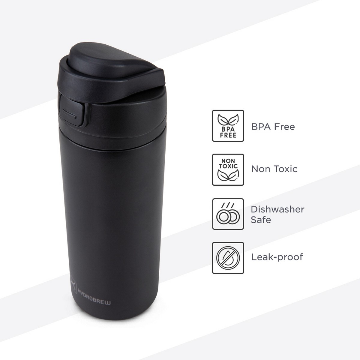 Hydrobrew Olive Lunch Bag with 720ml Insulated Water Bottle
