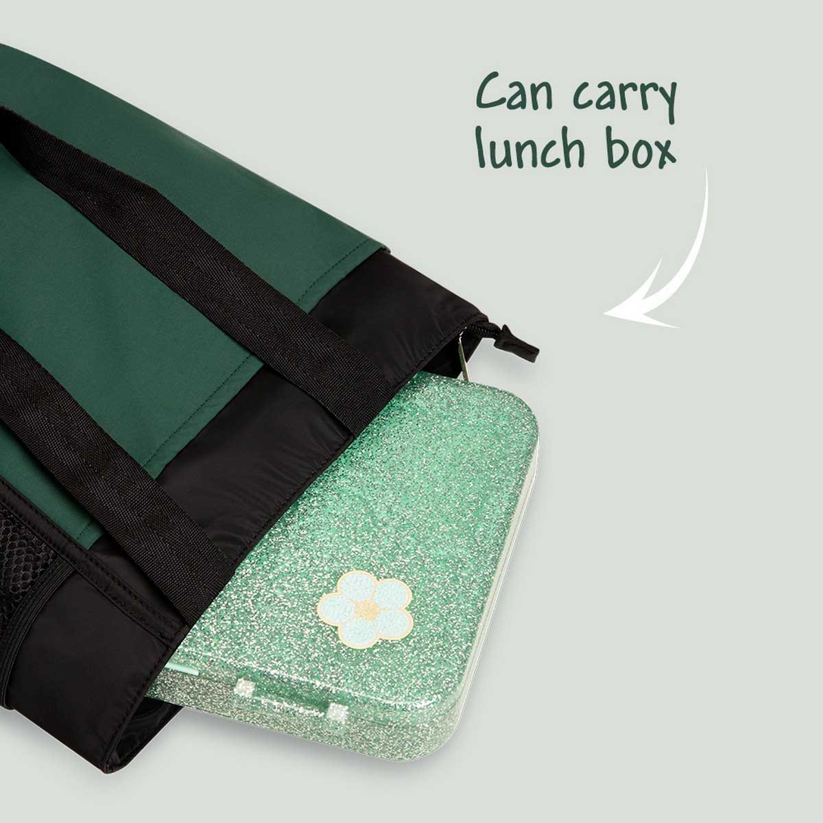 Hydrobrew Olive Lunch Bag with 720ml Insulated Water Bottle