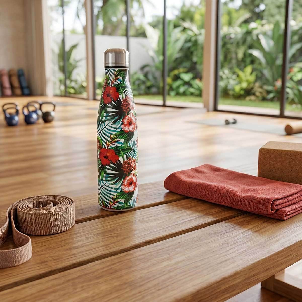 Hydrobrew Opal Cream Trio Deck Lunch Box + Lunch Bag + Cutlery + Double Wall Stainless Steel Water Bottle Set