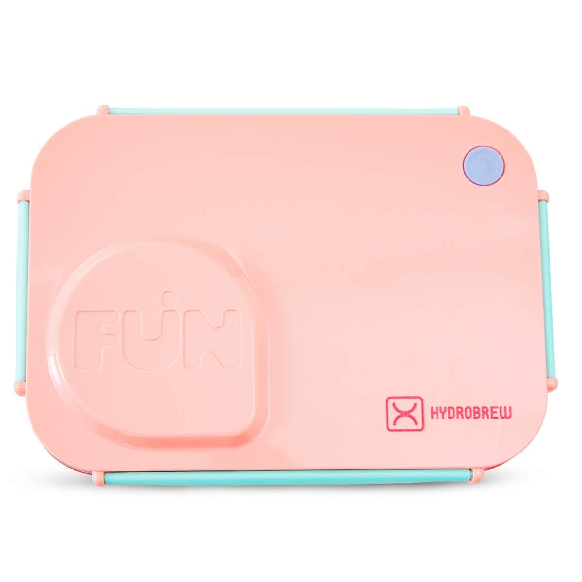 Hydrobrew Pink Sorbet Steel Core 4 Compartment Lunch Box with Double Wall Stainless Steel Water Bottle