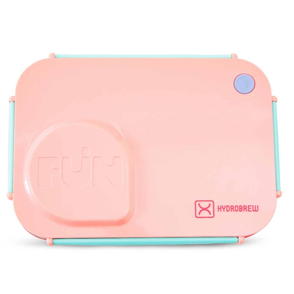 Hydrobrew Pink Sorbet Steel Core 4 Compartment Lunch Box with Double Wall Stainless Steel Water Bottle