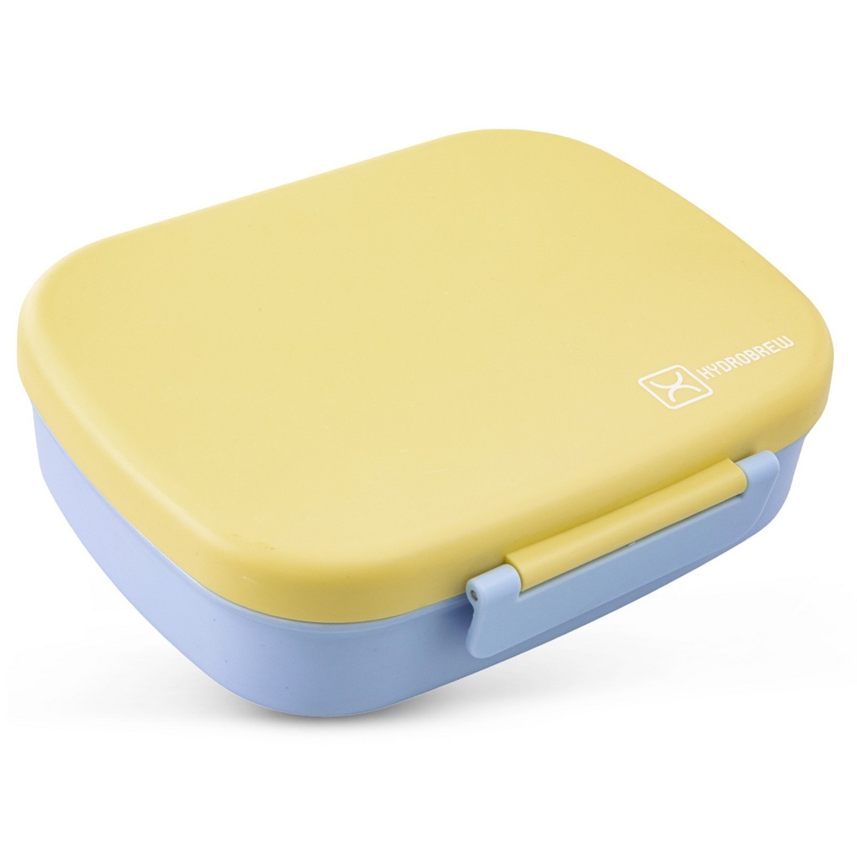 Hydrobrew Sunny Sky Smart Serve Bento Lunch Box with Stainless Steel Cutlery Set