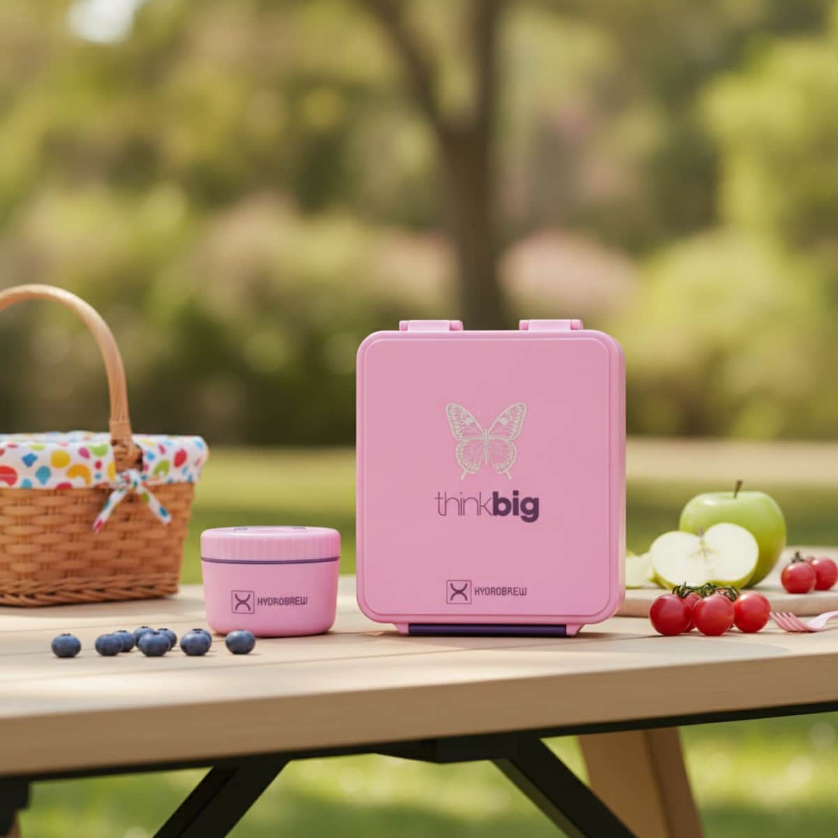 Hydrobrew ThinkBig Bento Lunch Box with Steel Food Jar