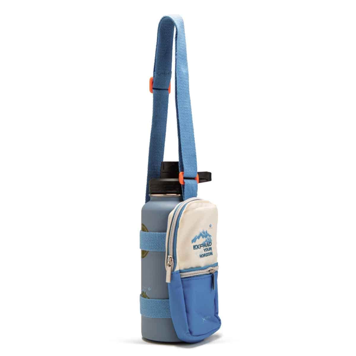 HYDROBREW 950ml Vacuum Insulated Travel Water Bottle with Sling Bag
