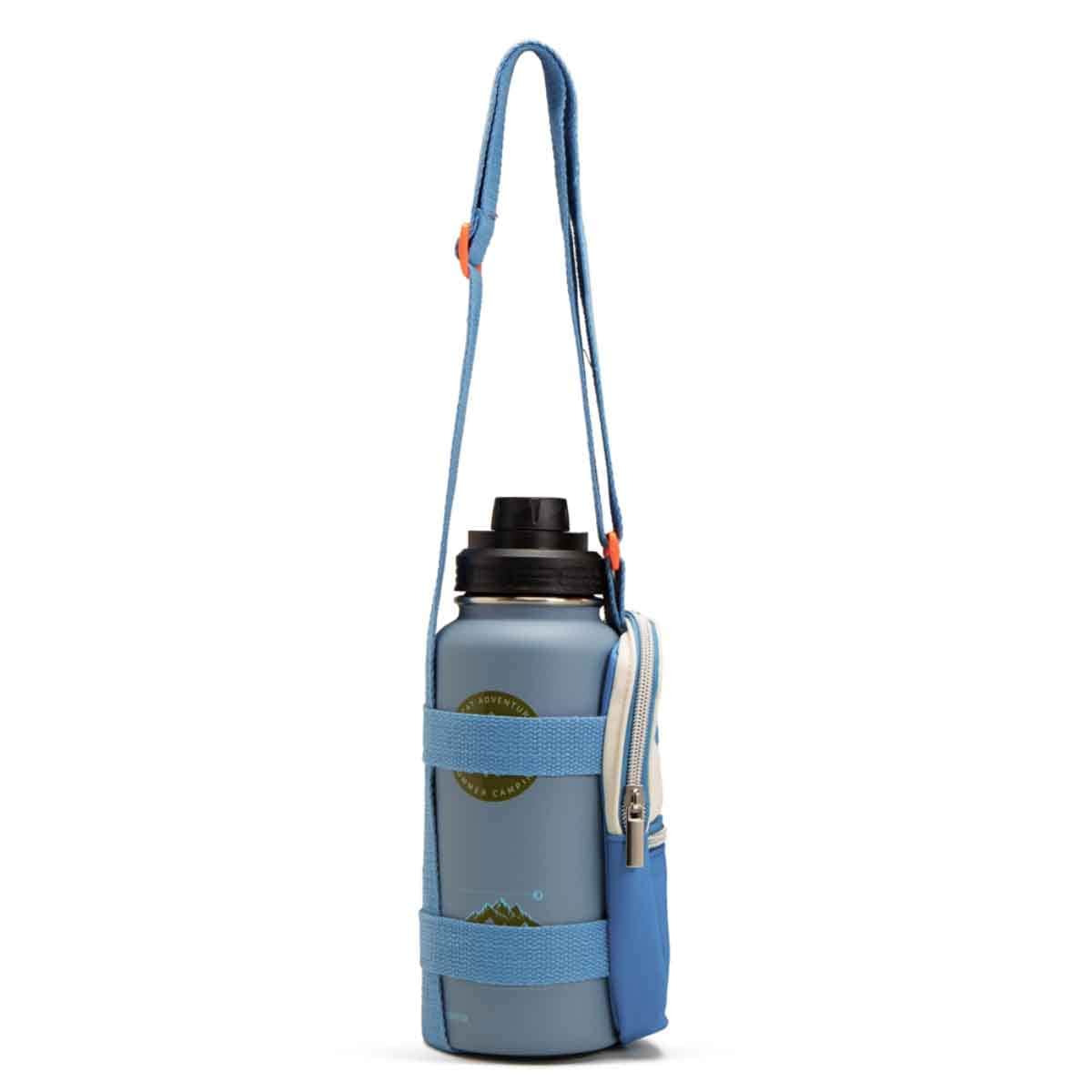 HYDROBREW 950ml Vacuum Insulated Travel Water Bottle with Sling Bag