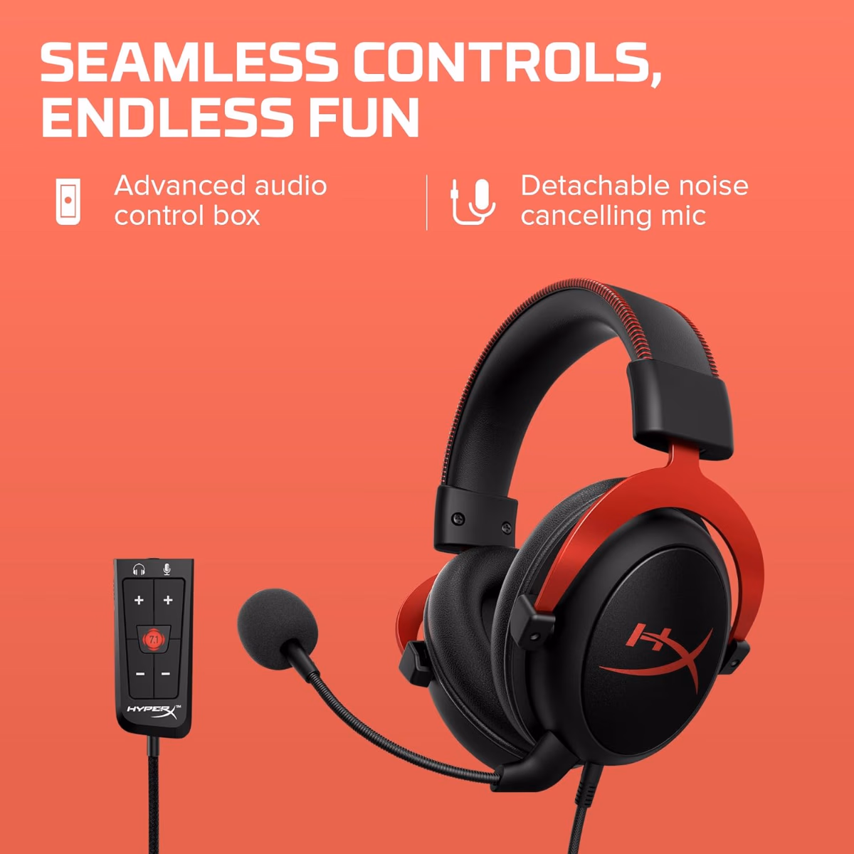 HyperX Cloud II Wired Gaming Headset