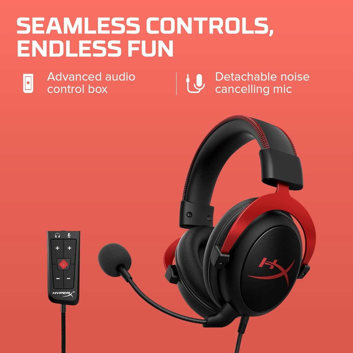 HyperX Cloud II Wired Gaming Headset