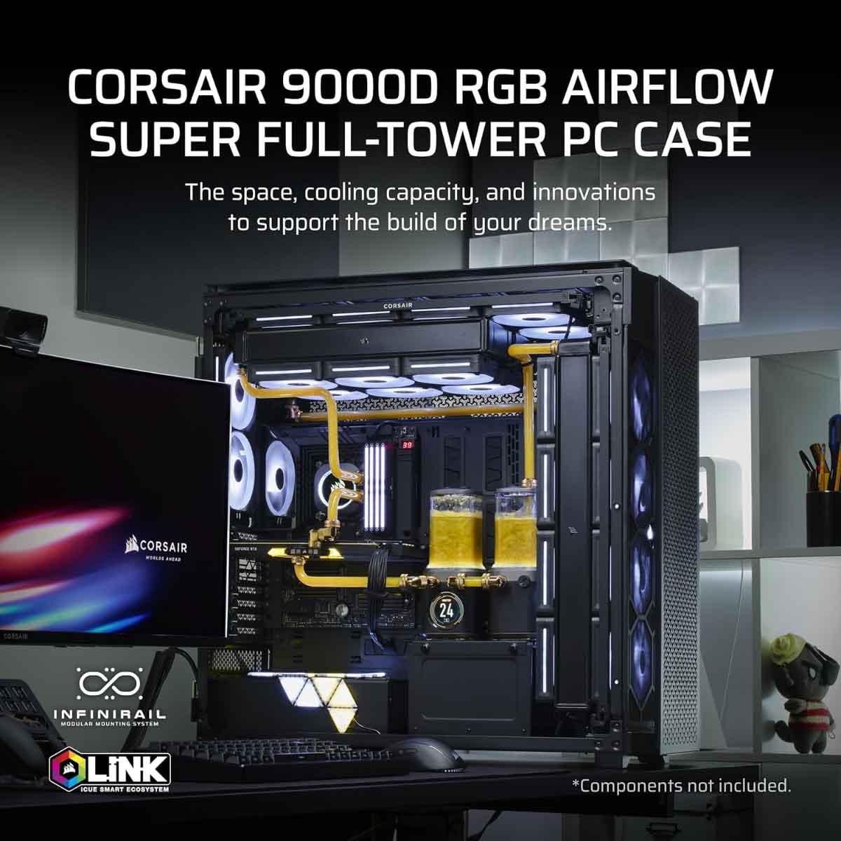 Corsair 9000D RGB Super Full-Tower Gaming PC Case