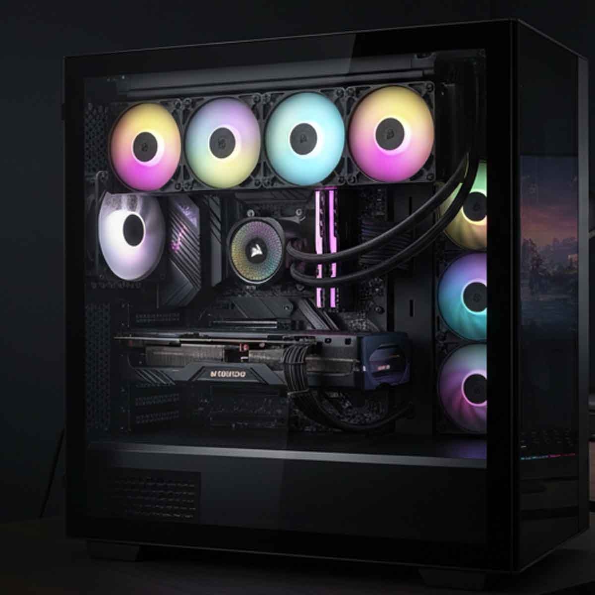 Corsair Black iCUE Link Titan 360RX RGB Liquid CPU Cooler