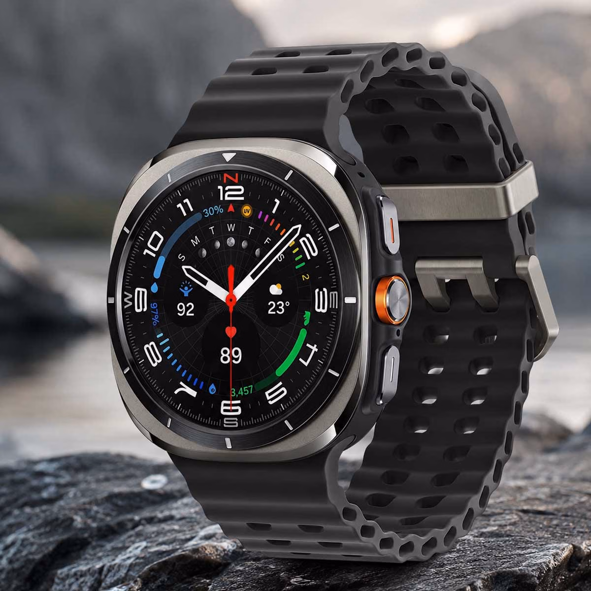 Samsung Galaxy Ultra 47mm Titanium Silver (KSA Version) Smartwatch