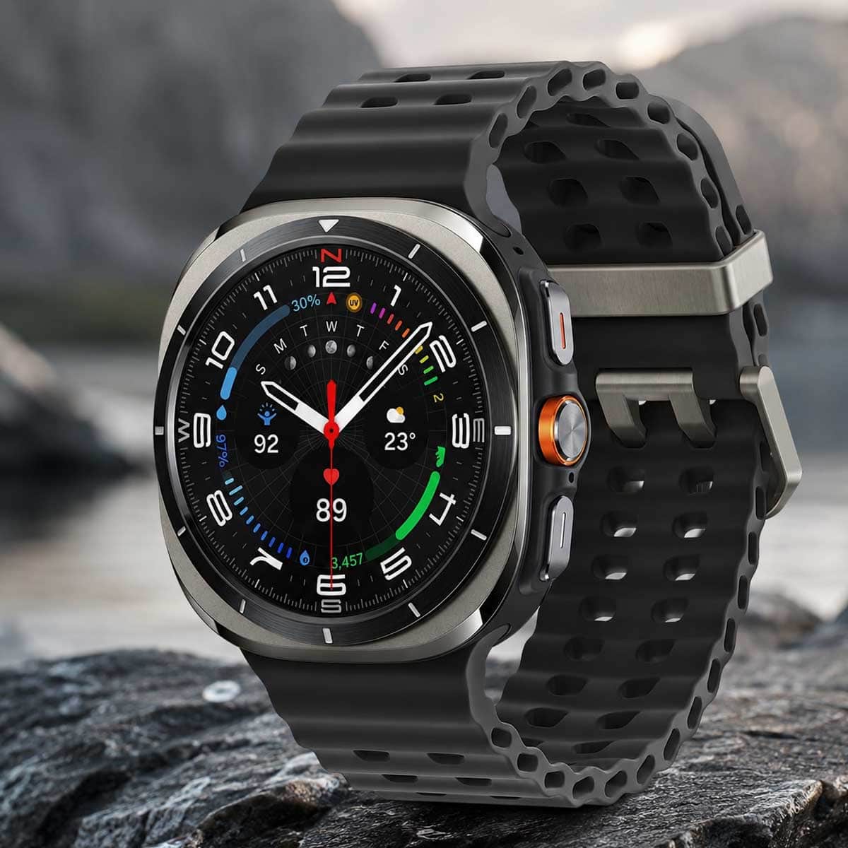 Samsung Galaxy Ultra 47mm Titanium Silver (KSA Version) Smartwatch