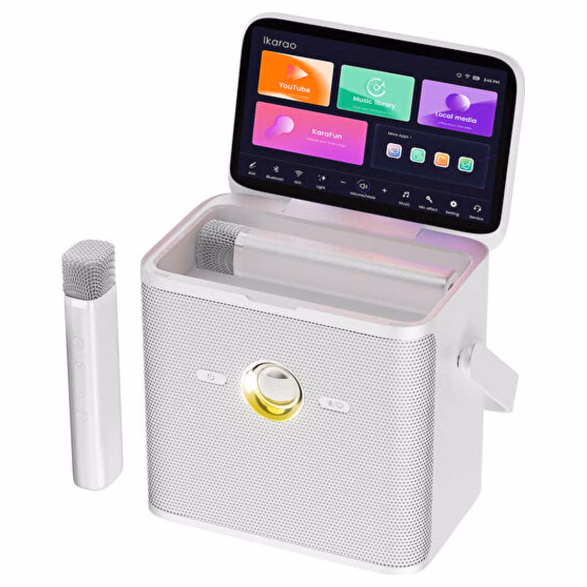 Ikarao Shell S3 Karaoke Speaker with 7.1'' Screen