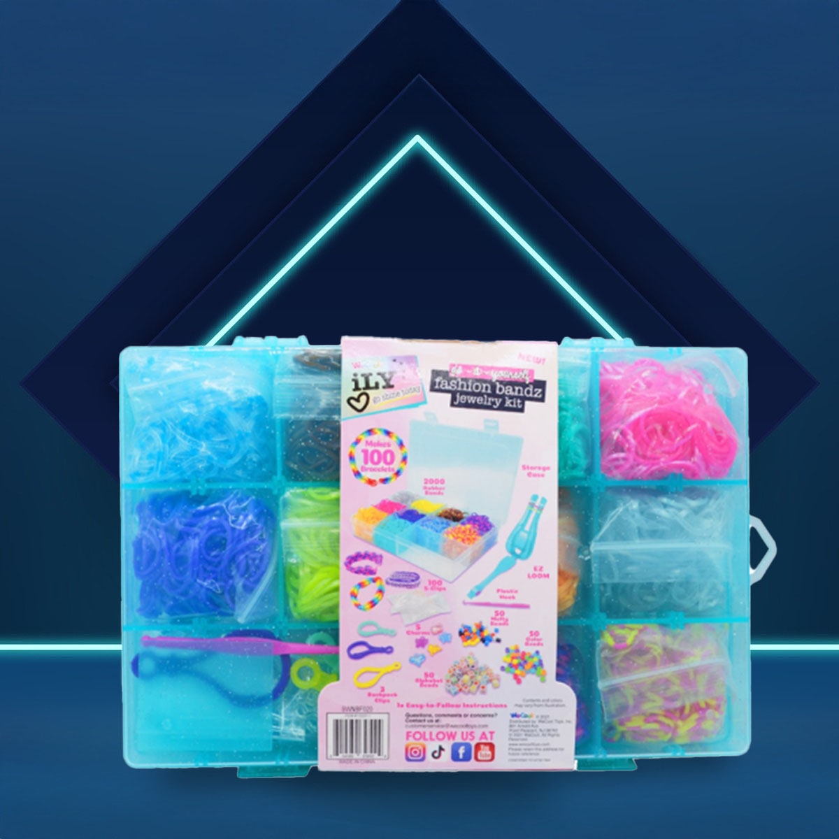 Ily 112221-1 Fashion Bandz Jewelry Kit Girls, 5-7 Years