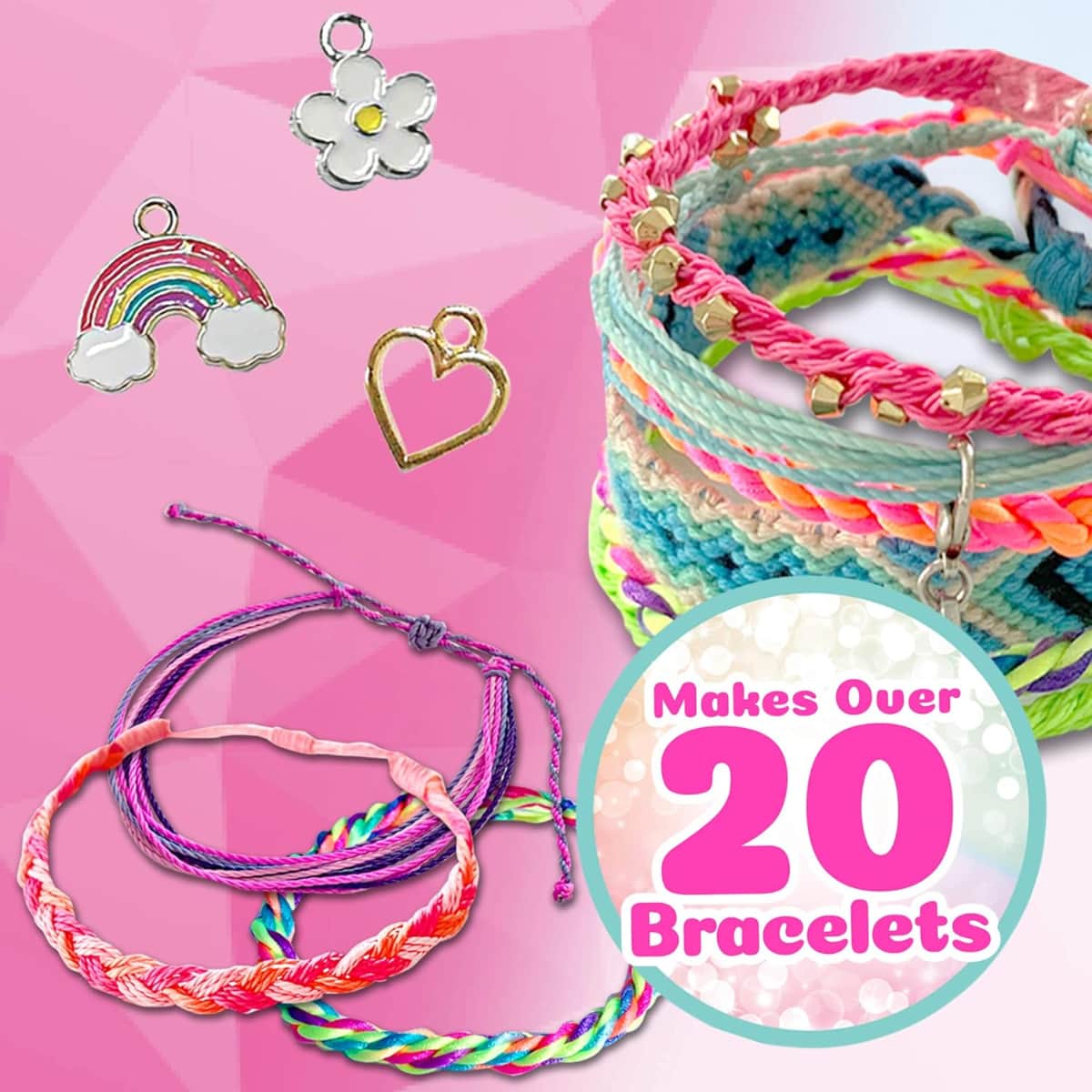 Ily 3-in-1 Pura Loom Bracelet Making Kit Girls, 5-7 Years