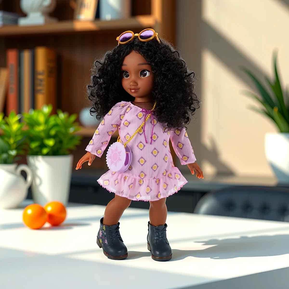 Disney Ily 4Ever Inspired by Rapunzel Fashion Dress for Doll Girls, 3-4 Years