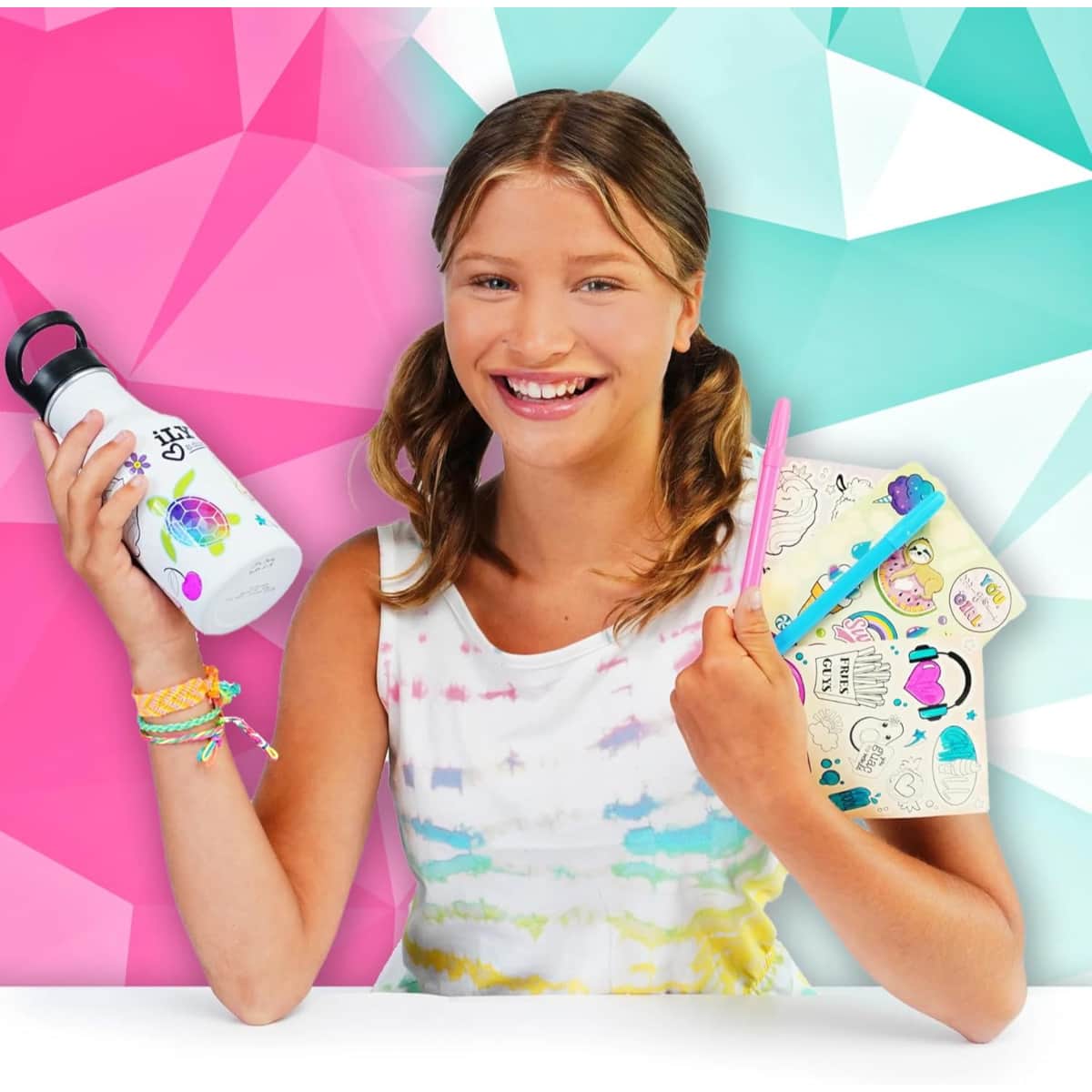 Ily Decorate Your Own Personalized Hydro Bottle Unisex, 5-7 Years