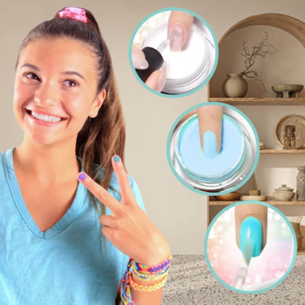 Ily Do-It-Yourself Powder Dip Nails Activity Set Girls, 8-10 Years