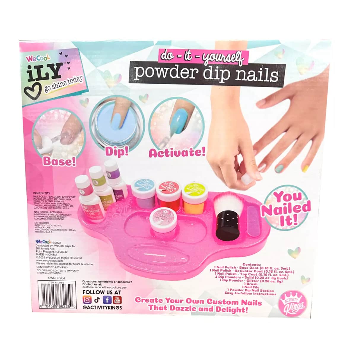 Ily Do-It-Yourself Powder Dip Nails Activity Set Girls, 8-10 Years