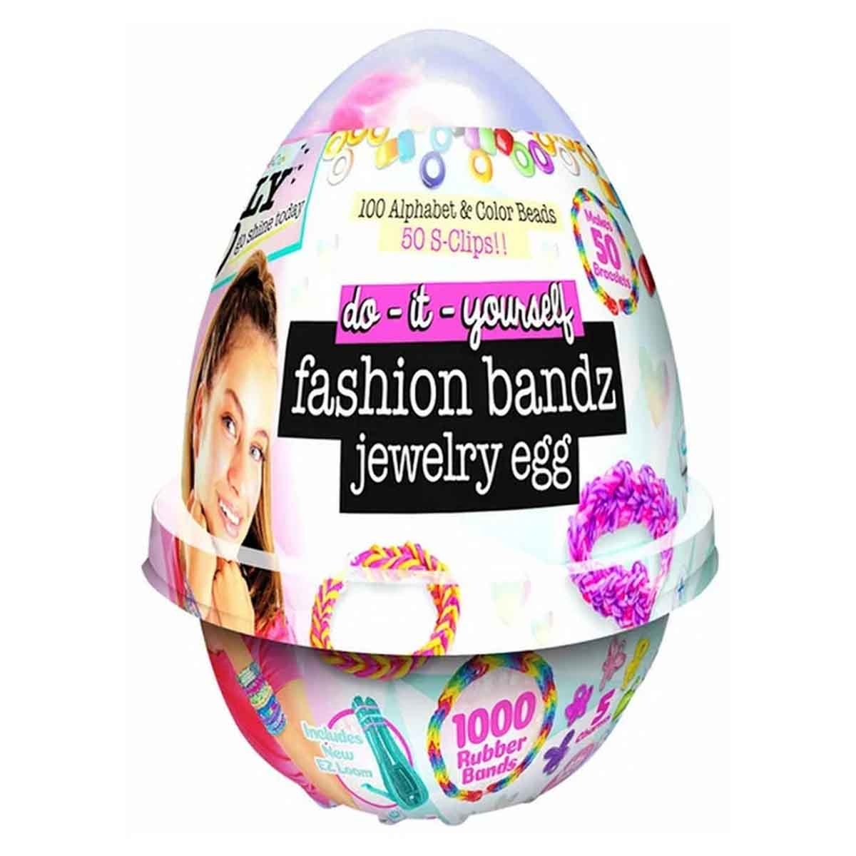Ily Fashion Bandz Jewelry Egg & Bracelet Making Kit Bundle Pack Girls, 5-7 Years
