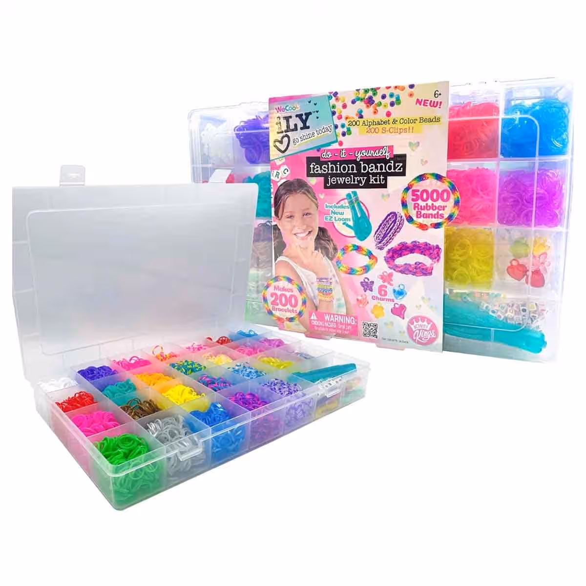 Ily Fashion Bandz Jewelry Egg & Bracelet Making Kit Bundle Pack Girls, 5-7 Years