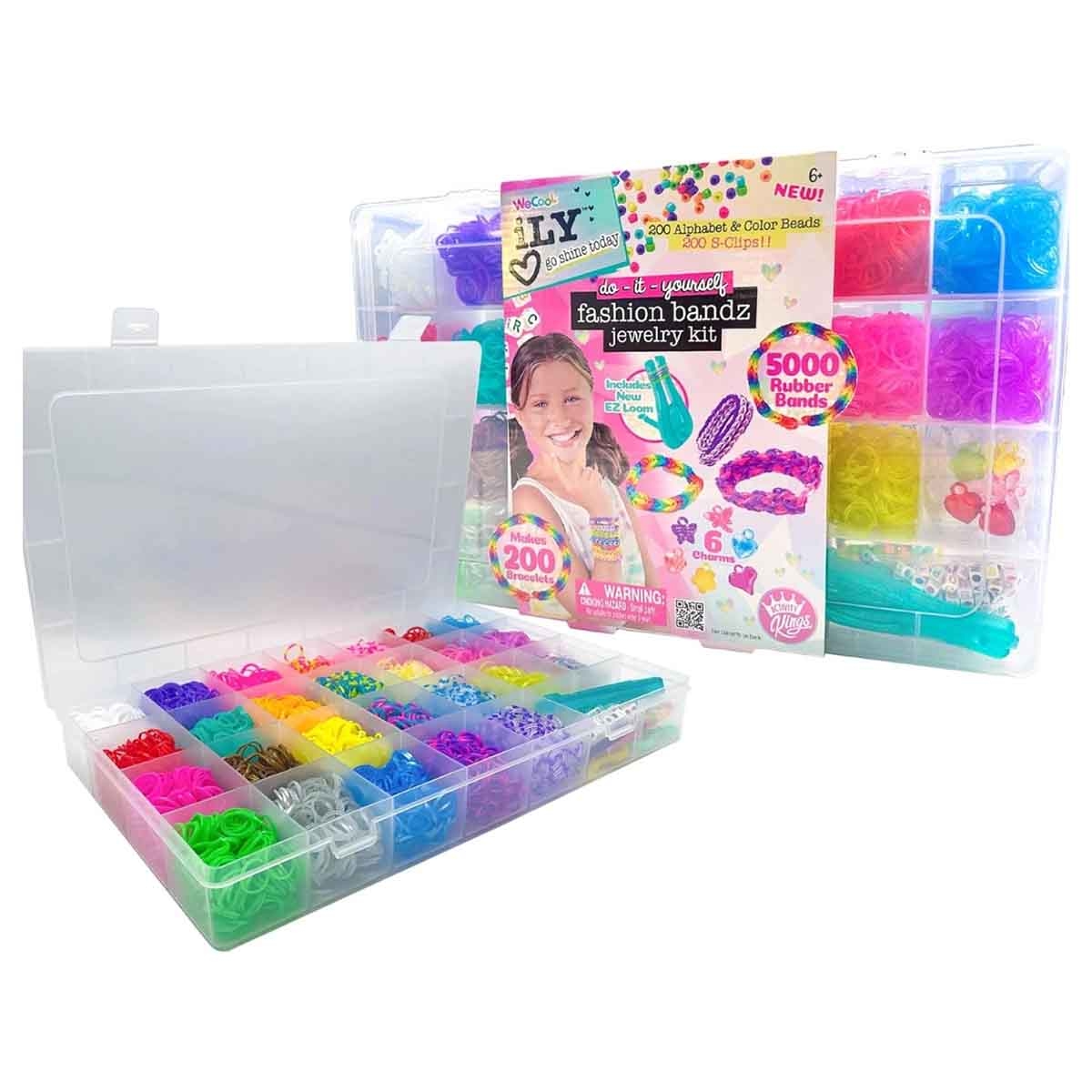 Ily Fashion Bandz Jewelry Egg & Bracelet Making Kit Bundle Pack Girls, 5-7 Years