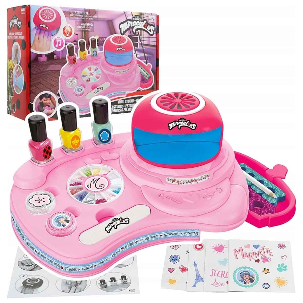 Ily Fashion Bandz Jewelry Egg & Miraculous Manicure Bundle Pack Girls, 5-7 Years