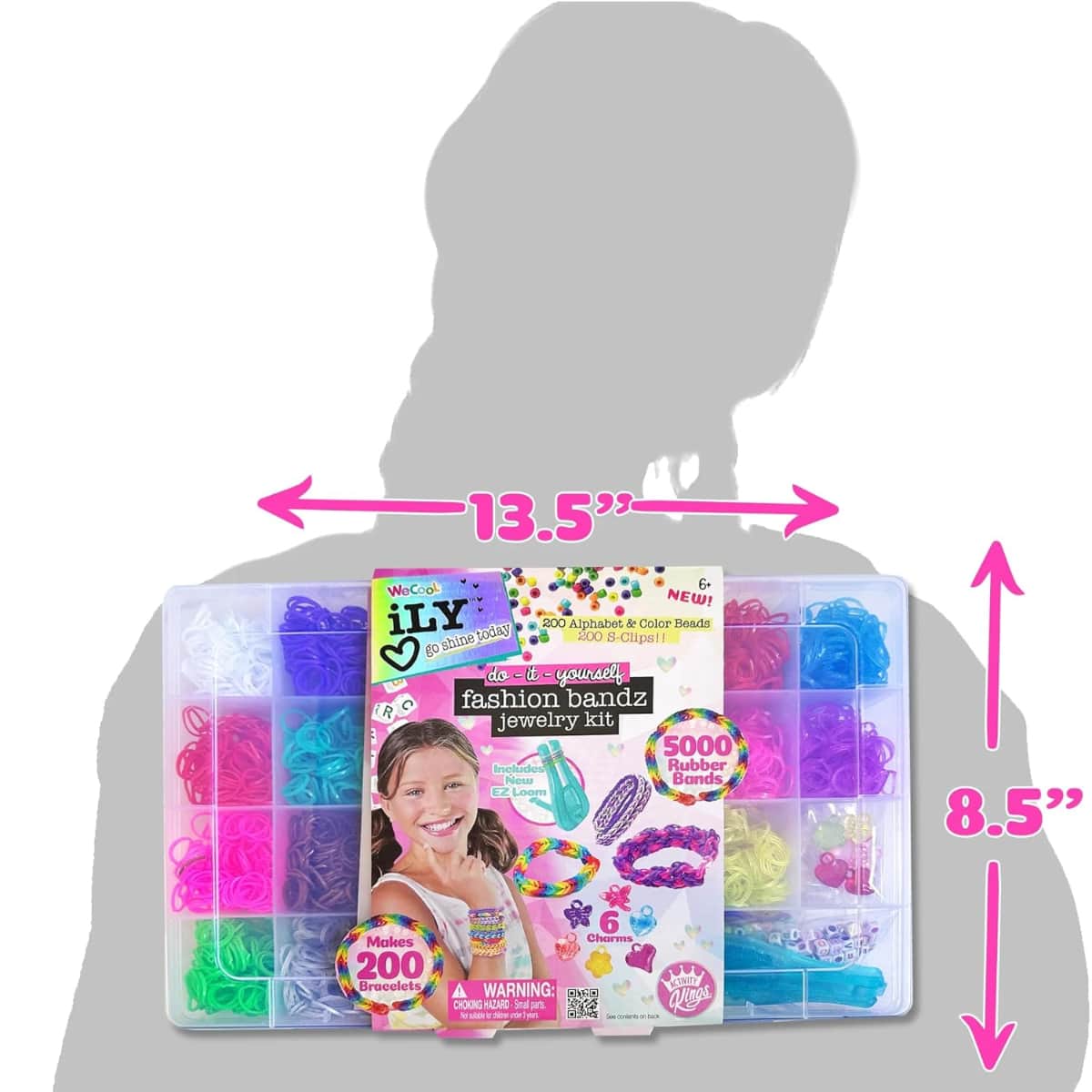 Ily Fashion Loom Bracelet Making Kit, Girls, 5-7 Years