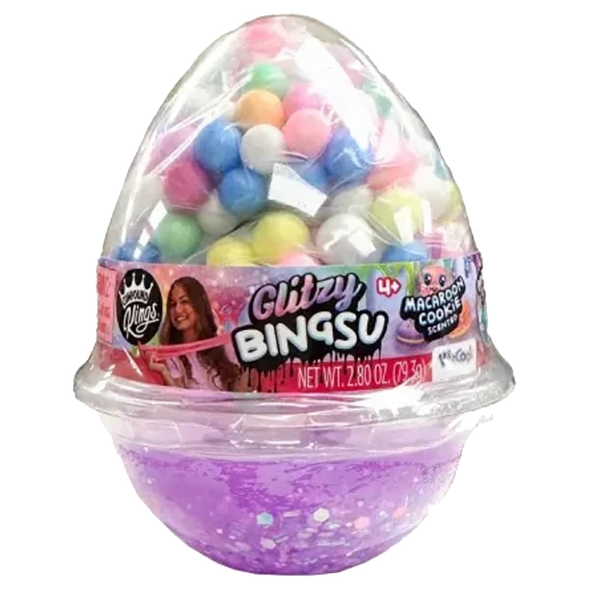 Ily Loopy Fruit Scented Glitzy Bingsu Purple Egg Slime Girls, 5-7 Years