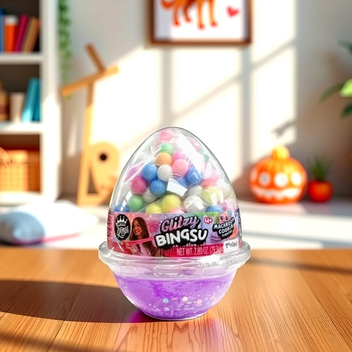 Ily Loopy Fruit Scented Glitzy Bingsu Purple Egg Slime Girls, 5-7 Years