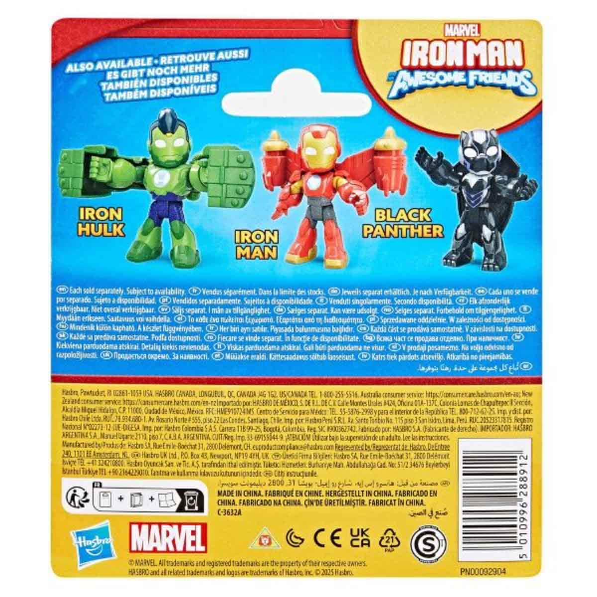Iron Man & His Awesome Friends Gergich Action Figure Unisex, 3-4 Years