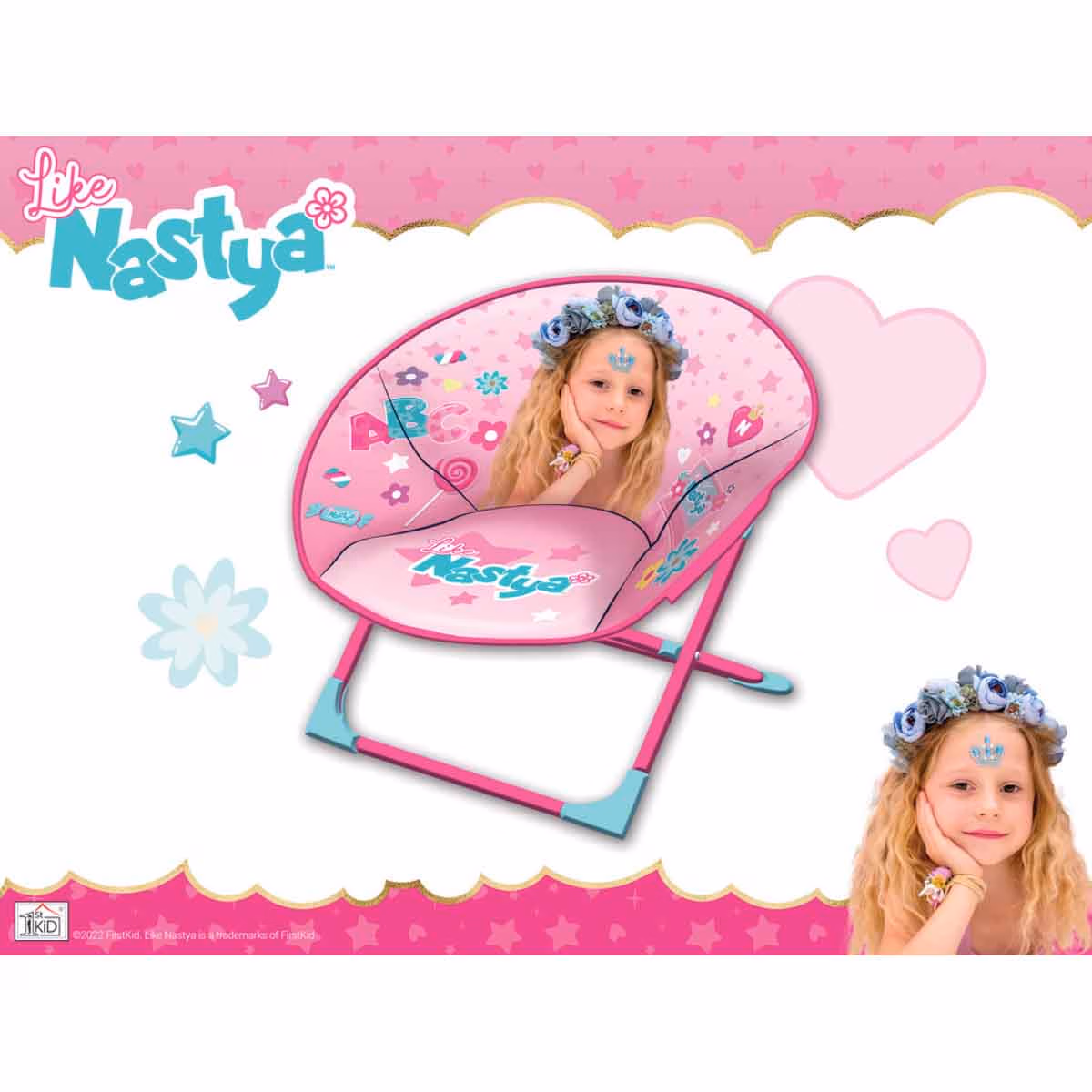 Like Nastya Moon Chair Girls, 3-4 Years