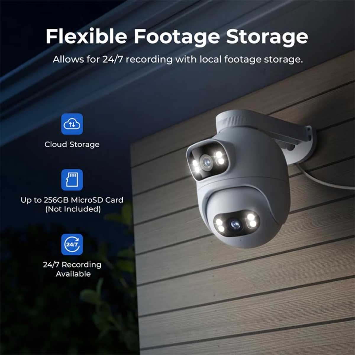 Imilab White EC6-Dual 2K+2K Outdoor Security Camera