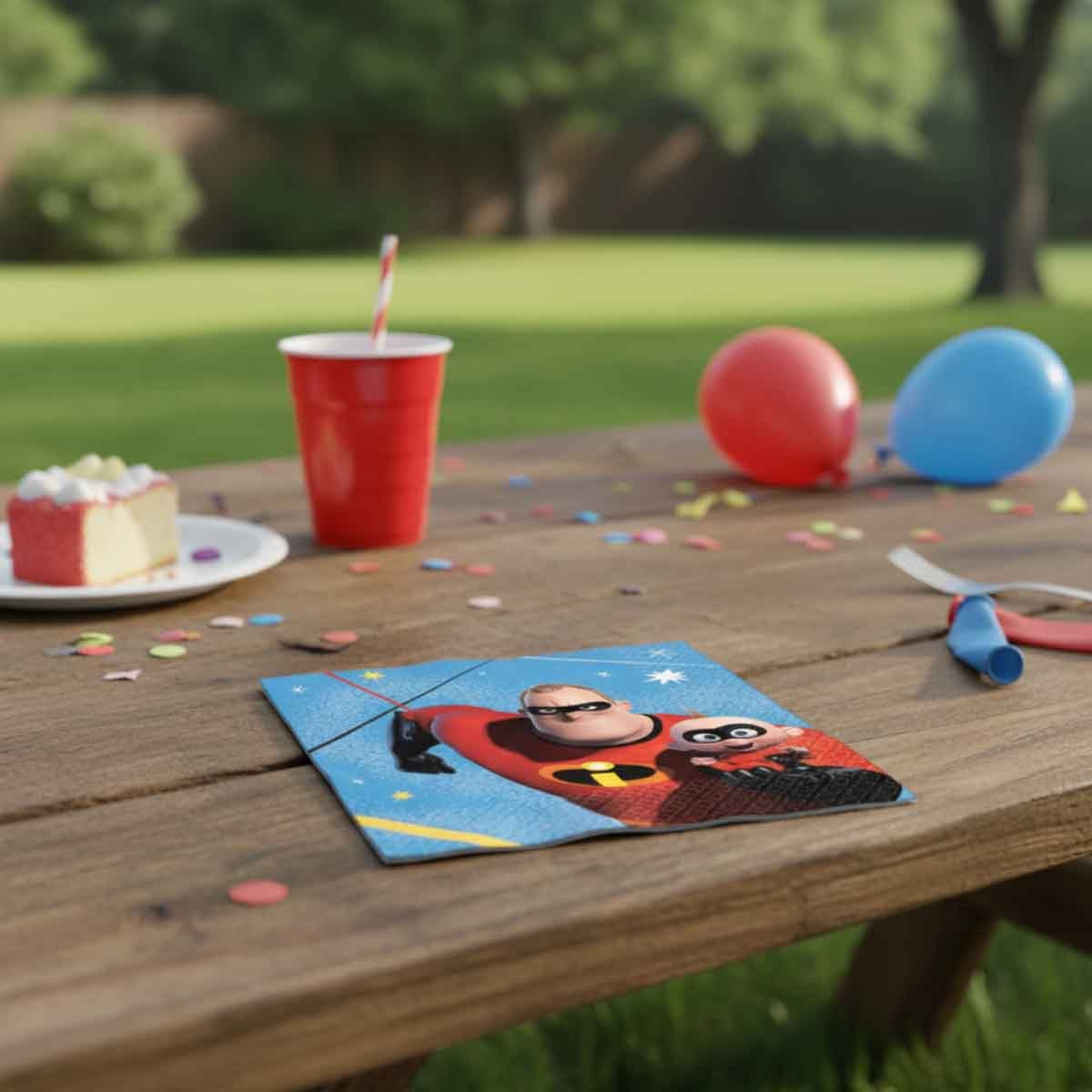 Disney Incredibles 2 16-Piece Beverage Napkin Set