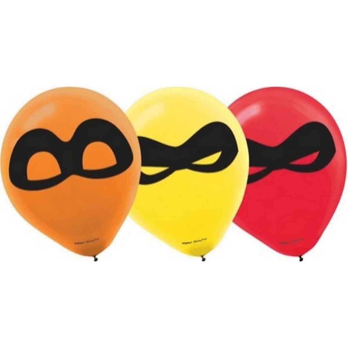 Disney Incredibles 2 6-Piece 11" Latex Balloon Set