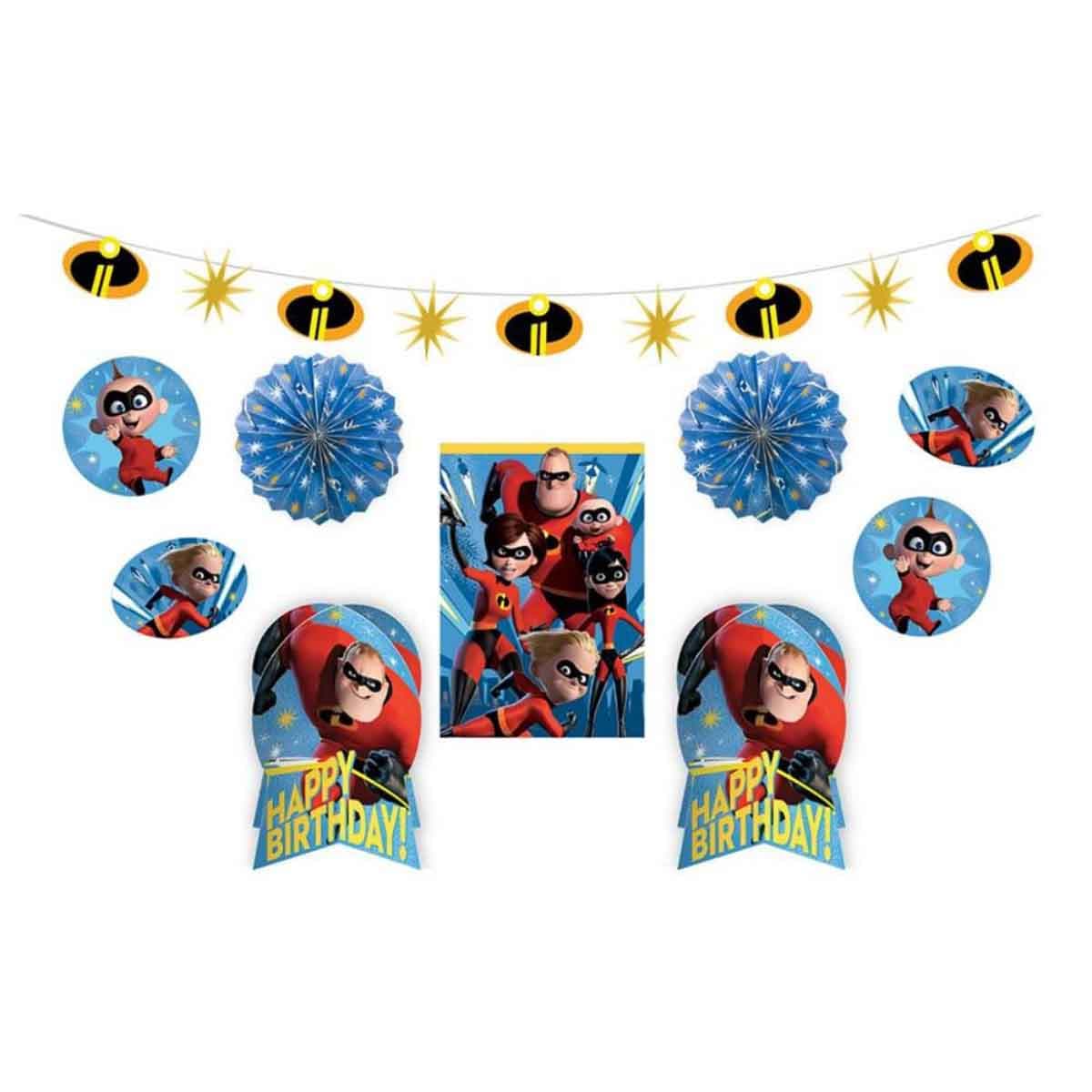 Disney Incredibles 2 Room Decorating Kit