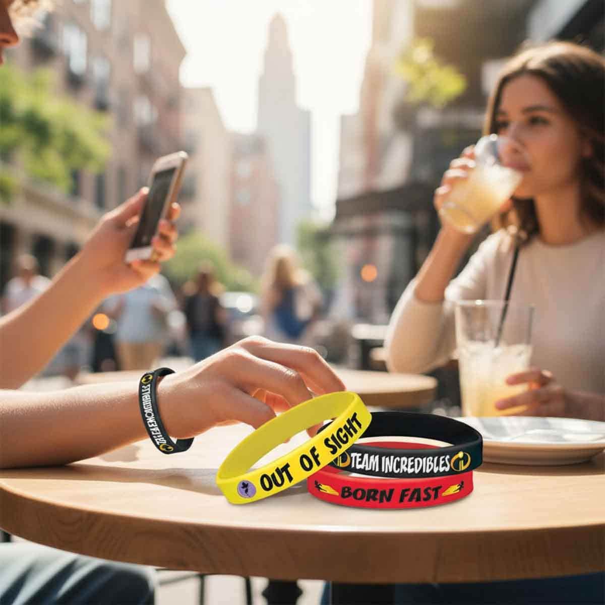 Disney Incredibles 2 4-Piece Rubber Bracelet Value Pack