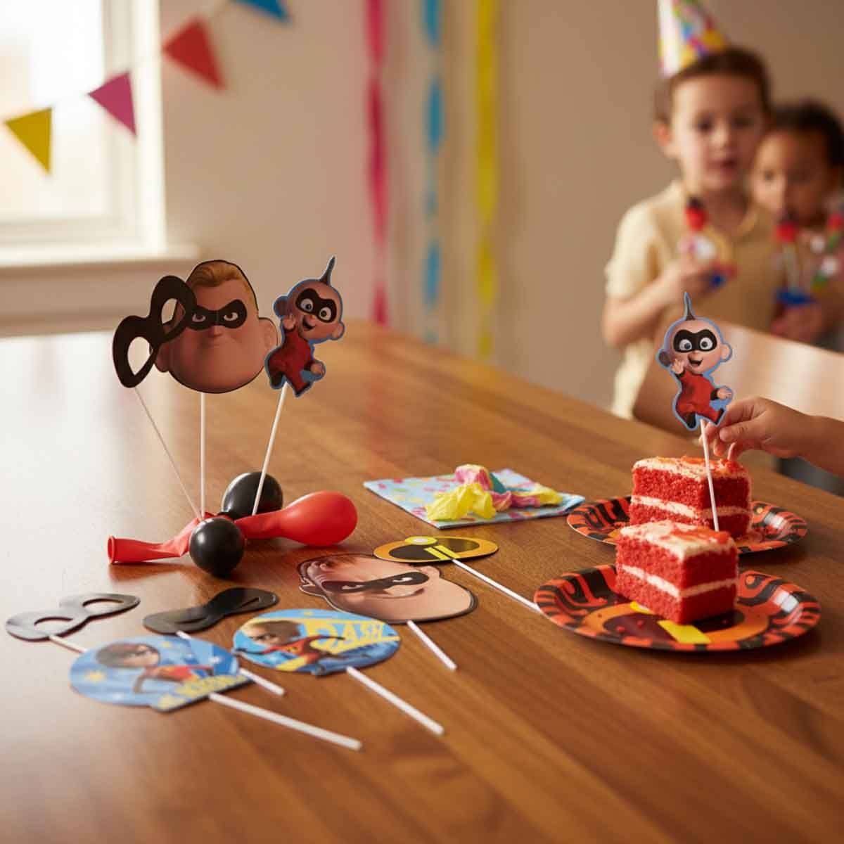 Disney Incredibles 2 Scene Setter with Photo Props