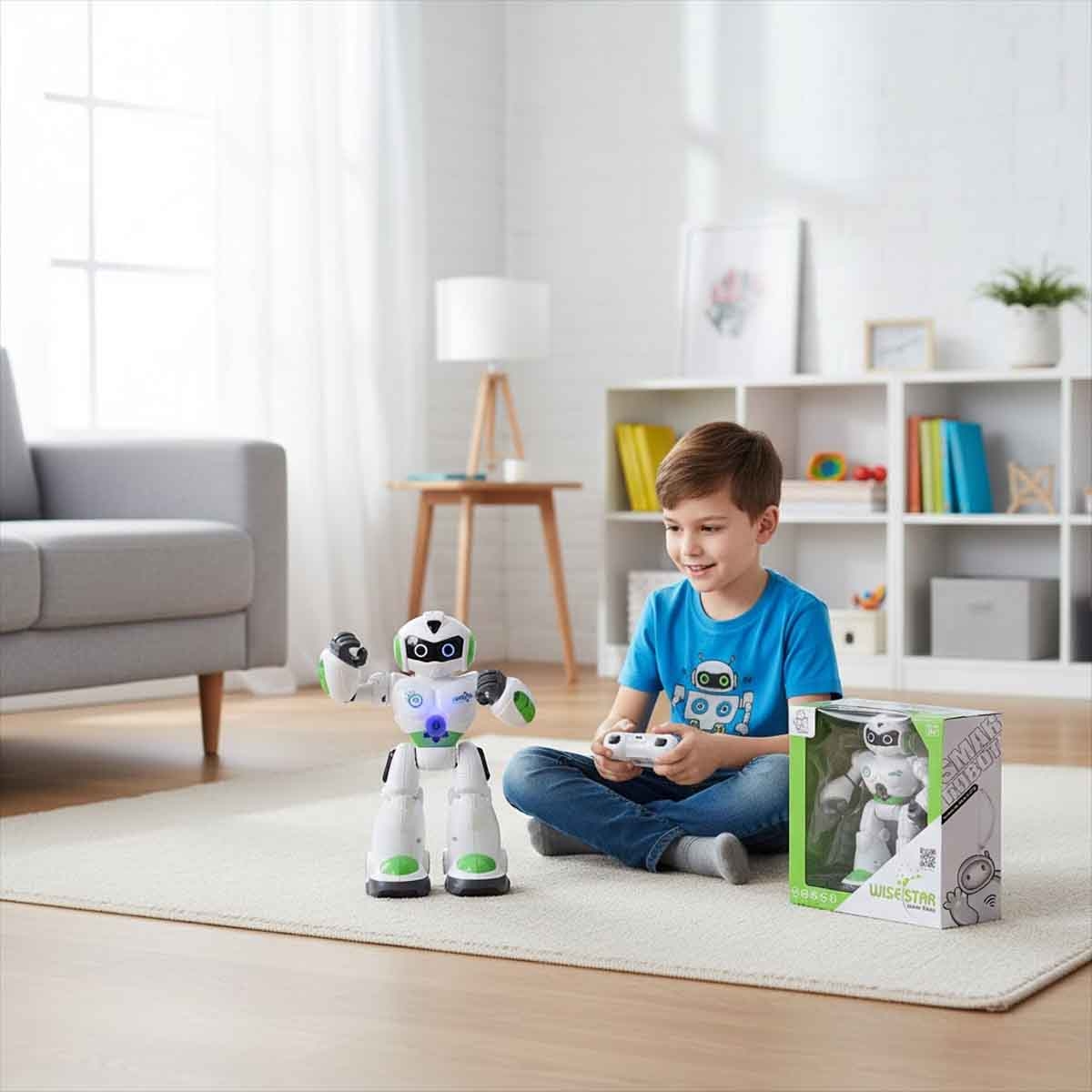 JLY Toys Infrared R/C Robot Toy Boys, 3-4 Years