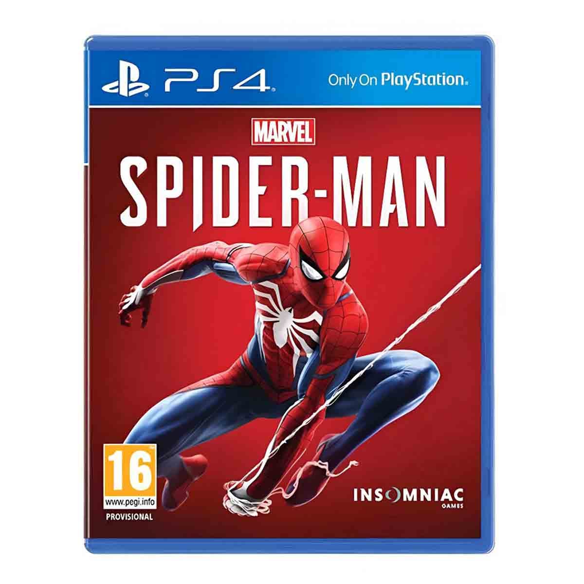 Insomniac Games Marvel Spider Man (International Version) Video Game for PlayStation 4