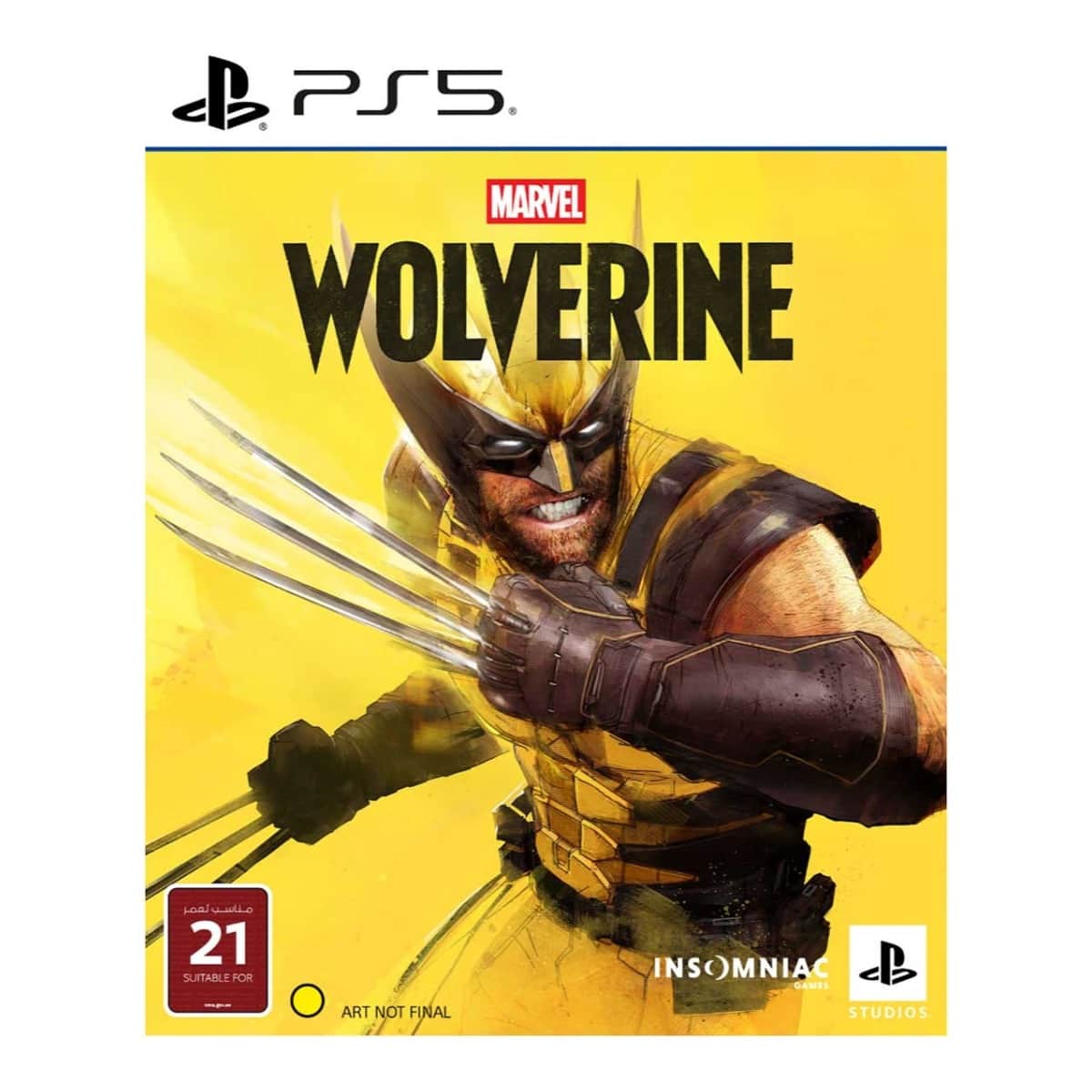 Sony PS5 Blu-Ray Disc 1TB - Official KSA Version + Insomniac Games Marvel Wolverine Video Game Bundle