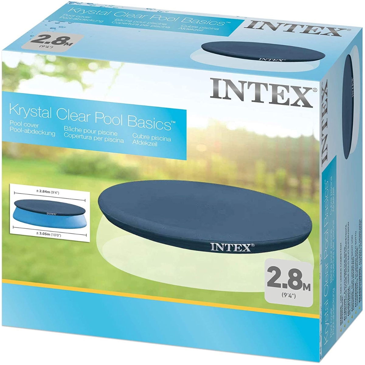 Intex 87″ Easy Set Pool Cover Unisex