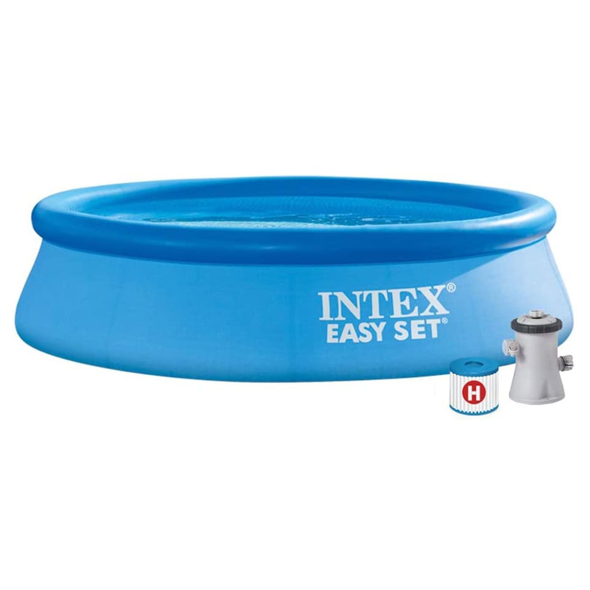 Intex 120″ x 30″ Easy Set Swimming Pool Set, 3853 Ltr, 4 Persons 5-7 Years
