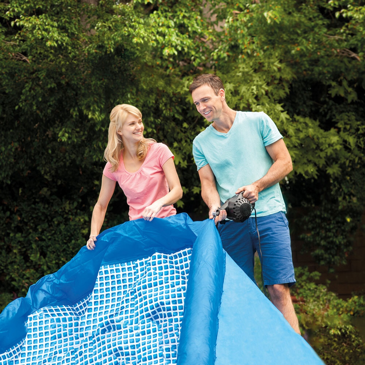 إنتكس مجموعة مسبح إيزي سيت بحجم 120 × 24 إنش للجنسين، من عمر 5 إلى 7 سنوات