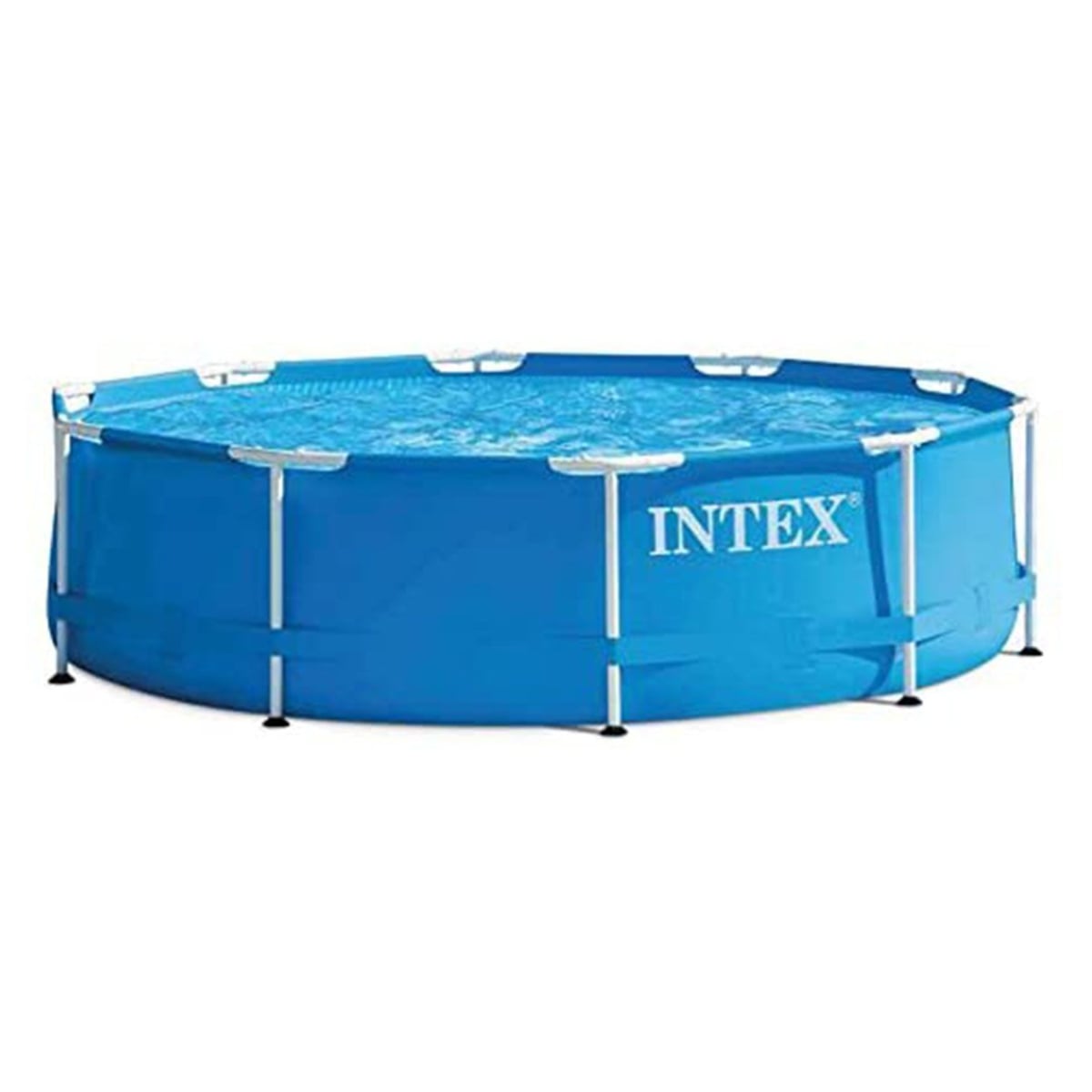 Intex 120" Round Metal Frame Pool Set, 4485 Ltr, 4 Persons 5-7 Years