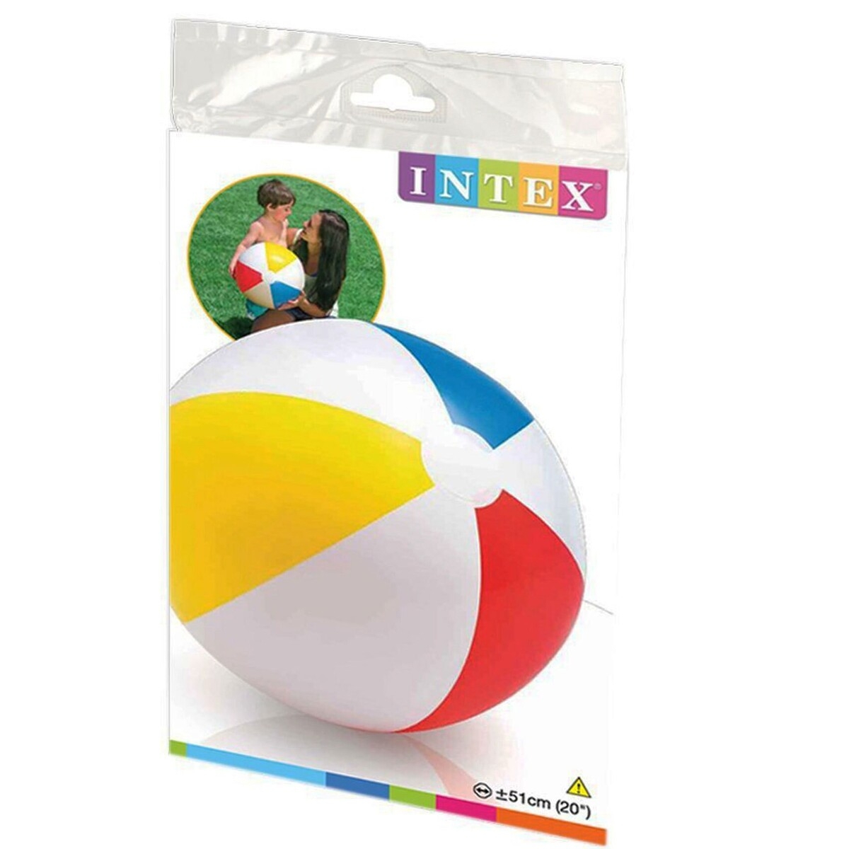 Intex 20" Glossy Panel Beach Ball Unisex, 3-4 Years