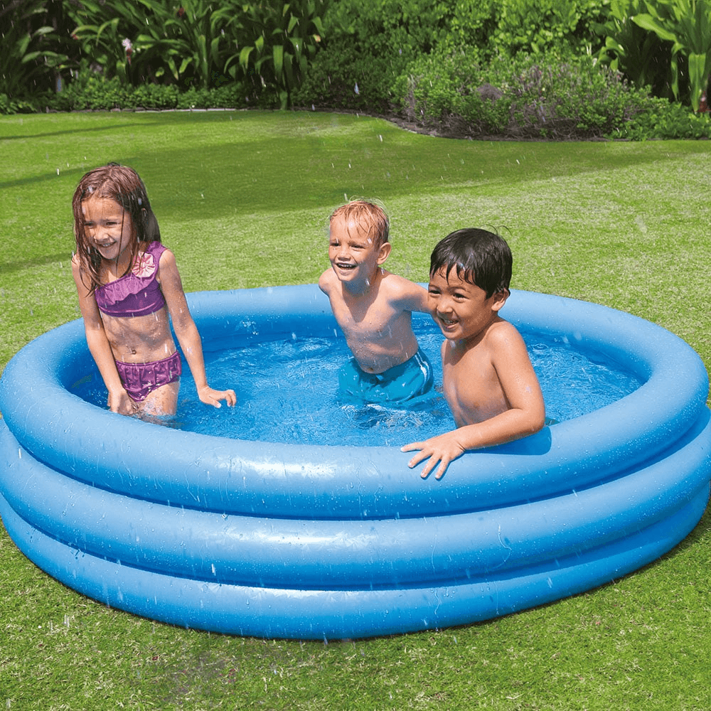 Intex 3-Ring Crystal Pool, 581 Ltr, 1 Person, 3-4 Years
