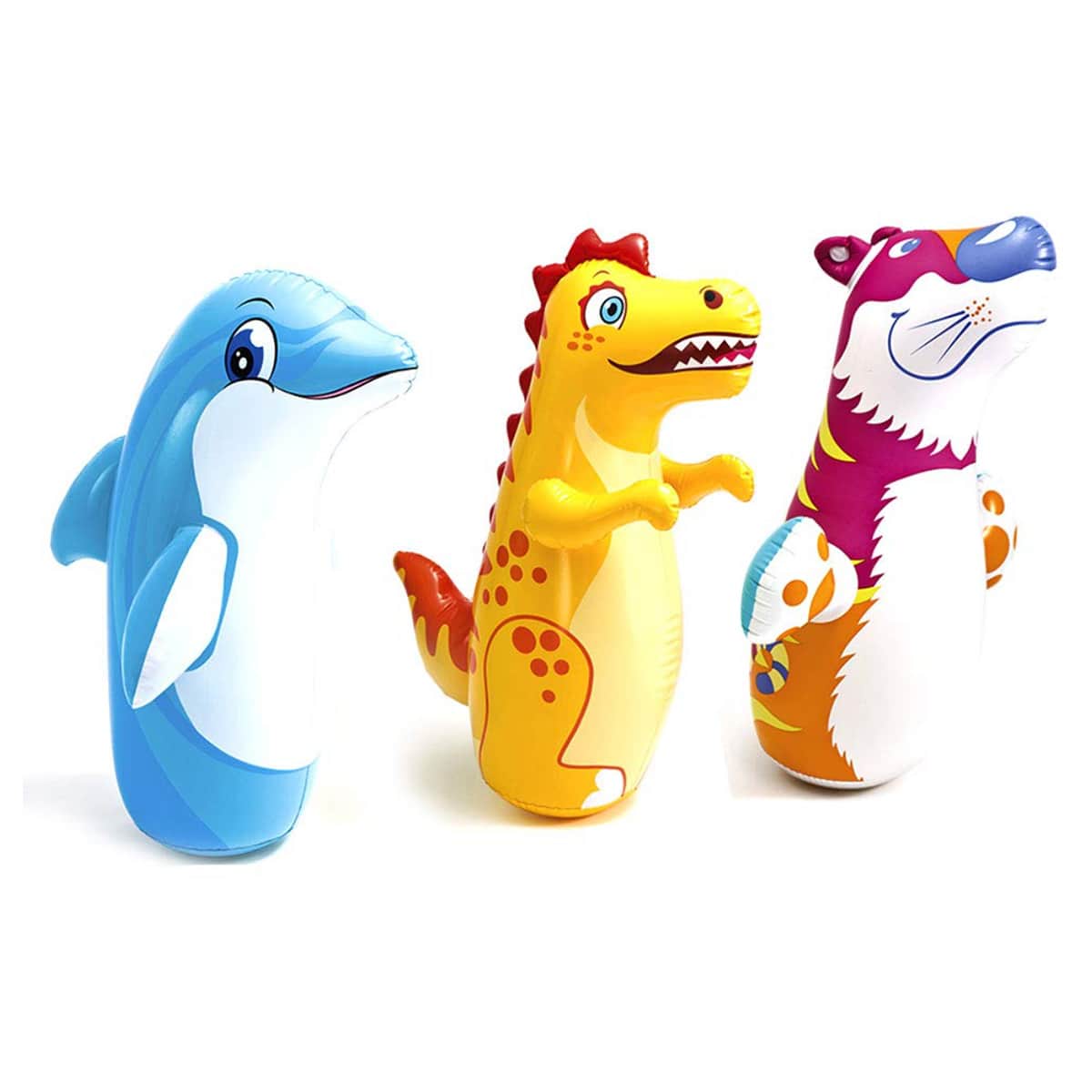 Intex 3D Inflatable Assorted Bop Bag with Sand Base Unisex, 3-4 Years